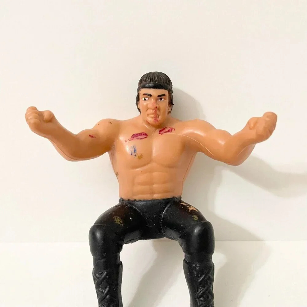 Vtg 1986 WWF LJN Wrestling Superstars Ricky The Dragon Steamboat Thumb Wrestler - Picture 4 of 14